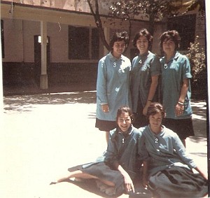 SIDI BEL ABBES COLLEGE MODERNE DE JEUNES FILLES 1960 LES INTERNES N04